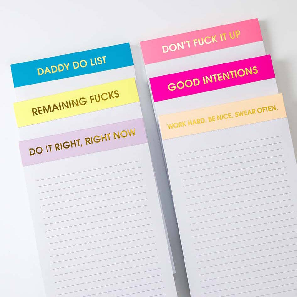 Good Intentions Notepad