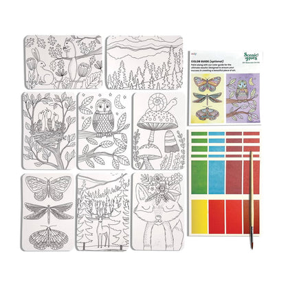 Scenic Hues D.I.Y. Watercolor Kit Forest Adventure