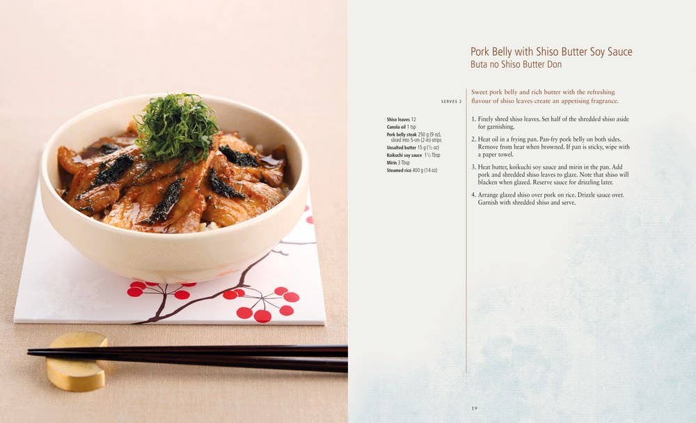 Donburi: Japanese Meals Recipe Book