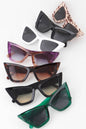 Retro Sharp Cateye Gradient Sunglasses