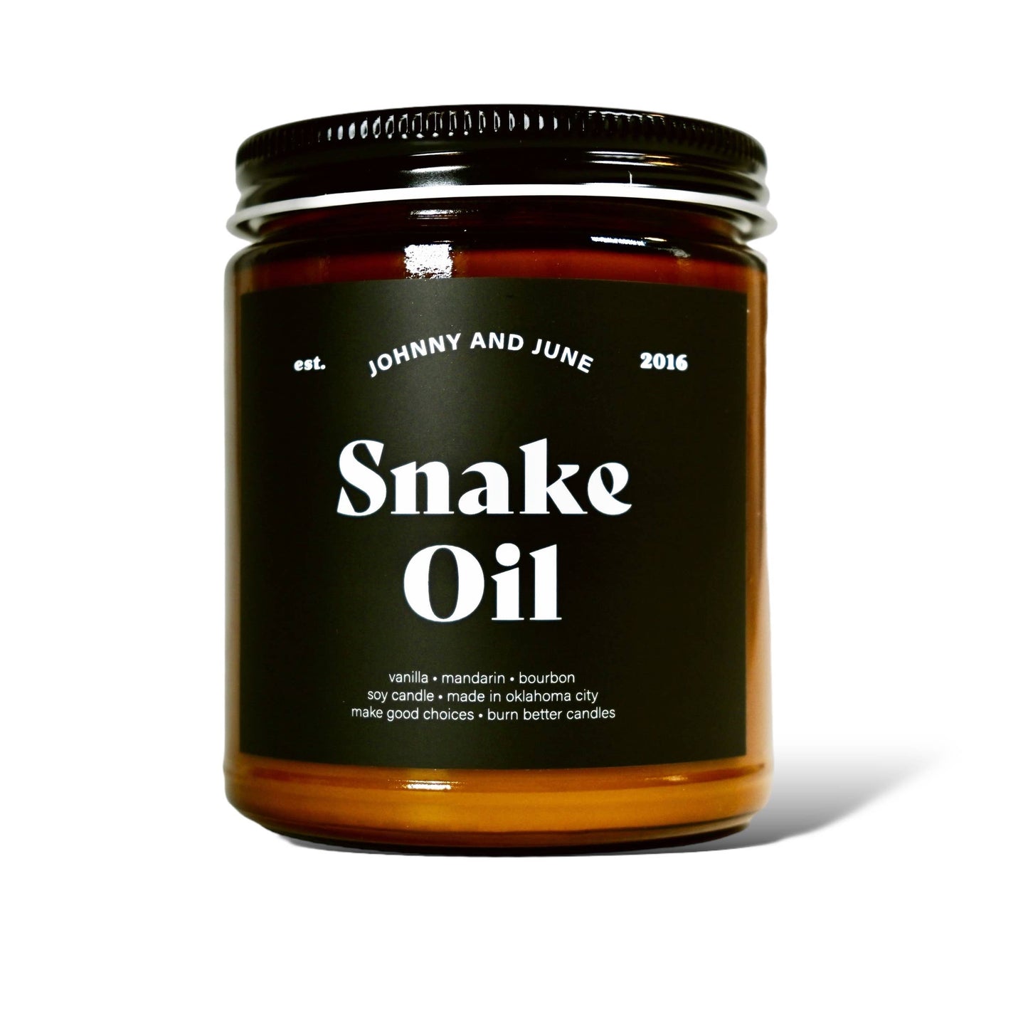 Snake Oil 8oz Soy Candle