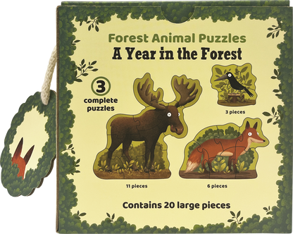 A Year in the Forest Puzzles, Forest Animals