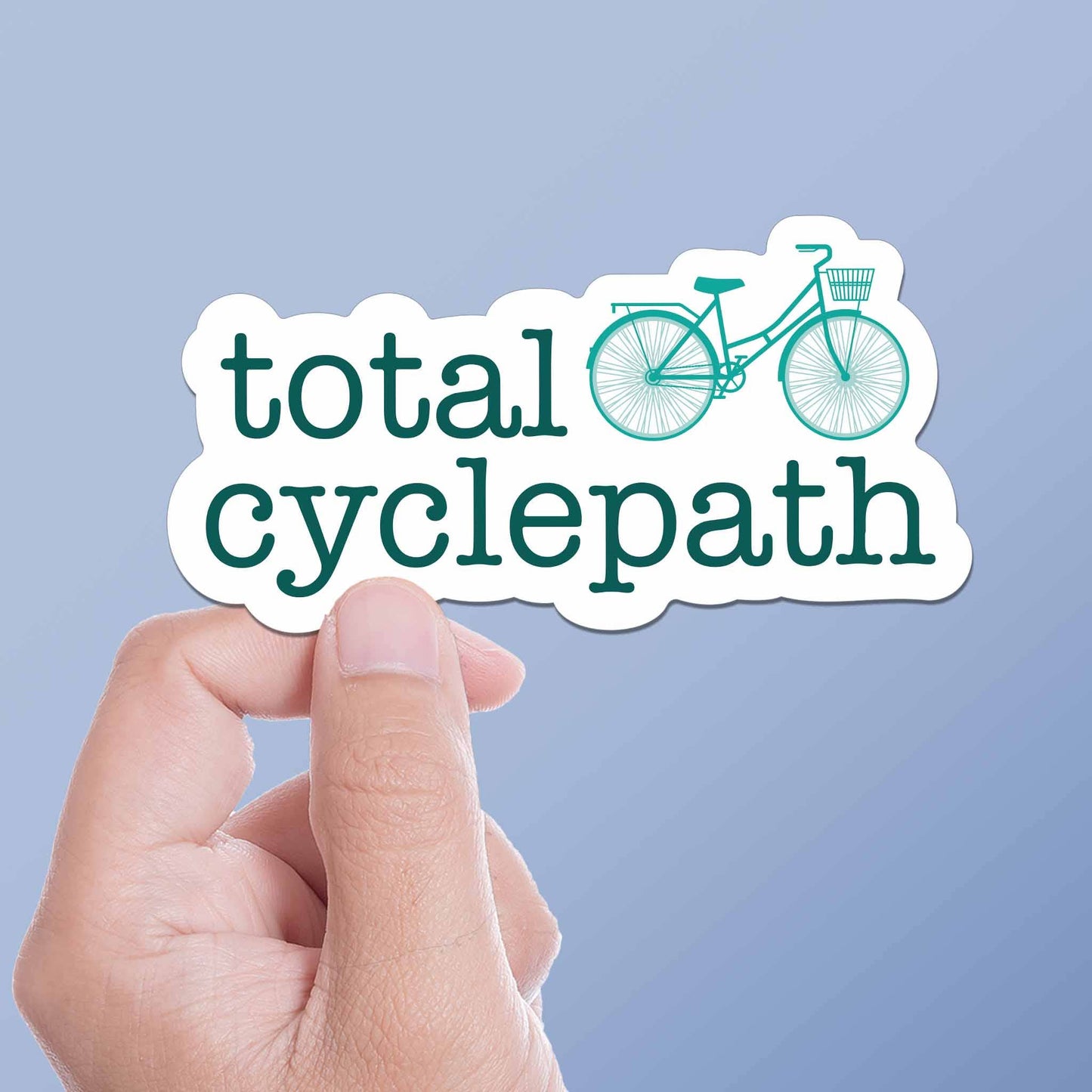 Total Cyclepath Biking Sticker