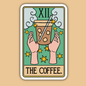 The Coffee Tarot Card Sticker