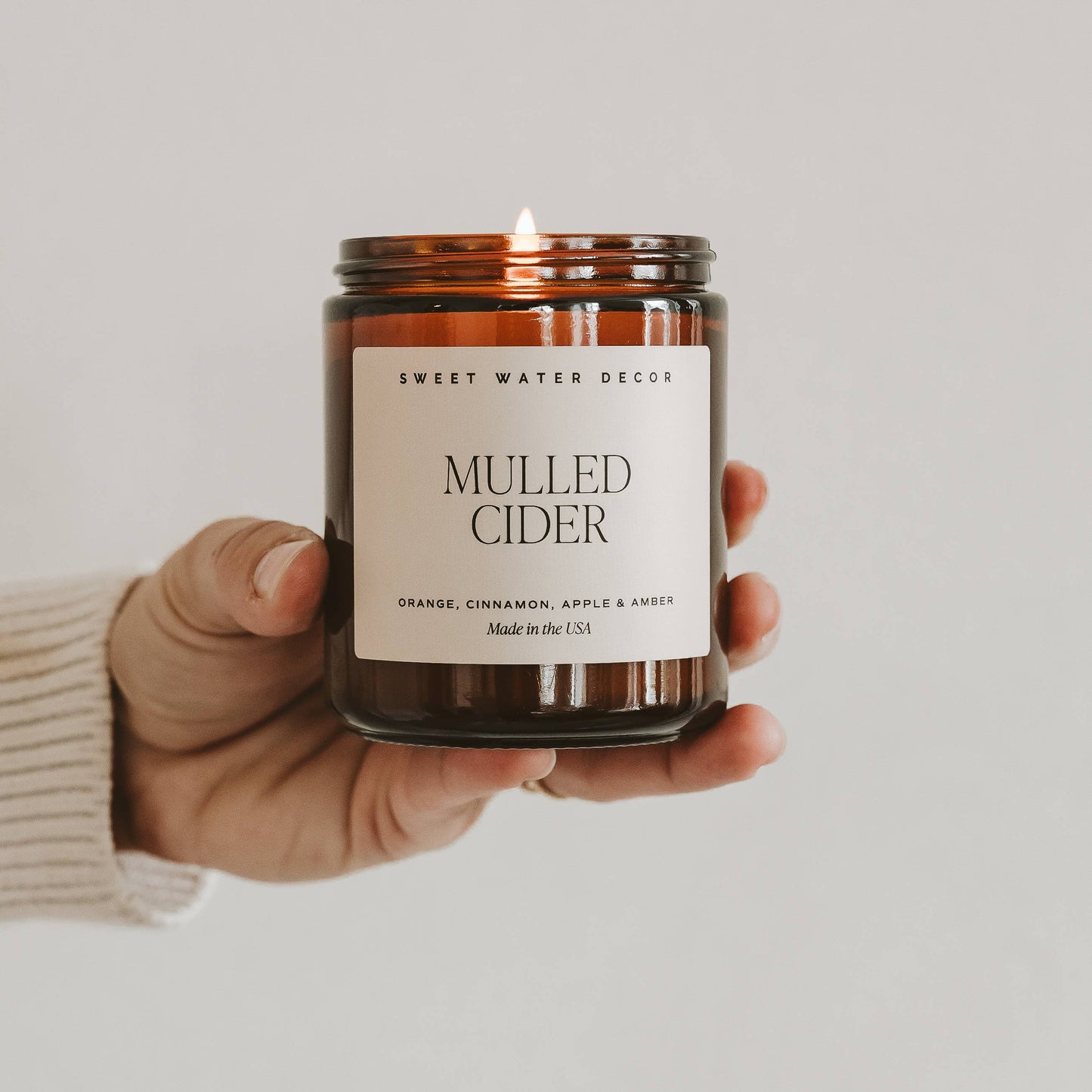 Mulled Cider 9 oz Soy Candle - Fall Home Decor & Gifts