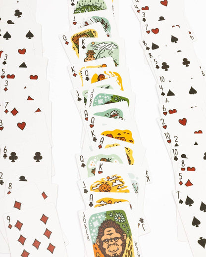 Seasons of Squatch Playing Cards