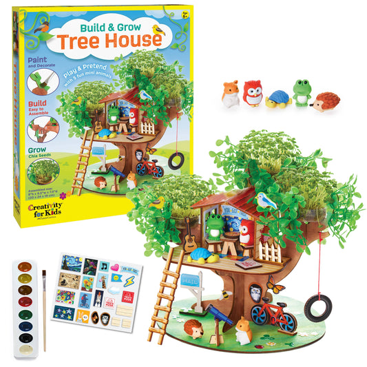 Build & Grow Tree House - DIY Craft Kit for Kids