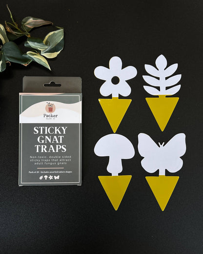 Sticky Gnat Traps (20 ct) | Nature Shapes | Plant Care