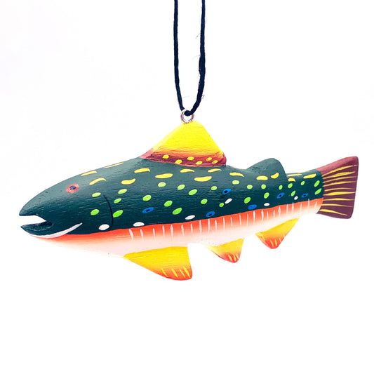 Brook Trout Balsa Ornament