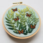 "Love Grows" butterfly hand embroidery kit