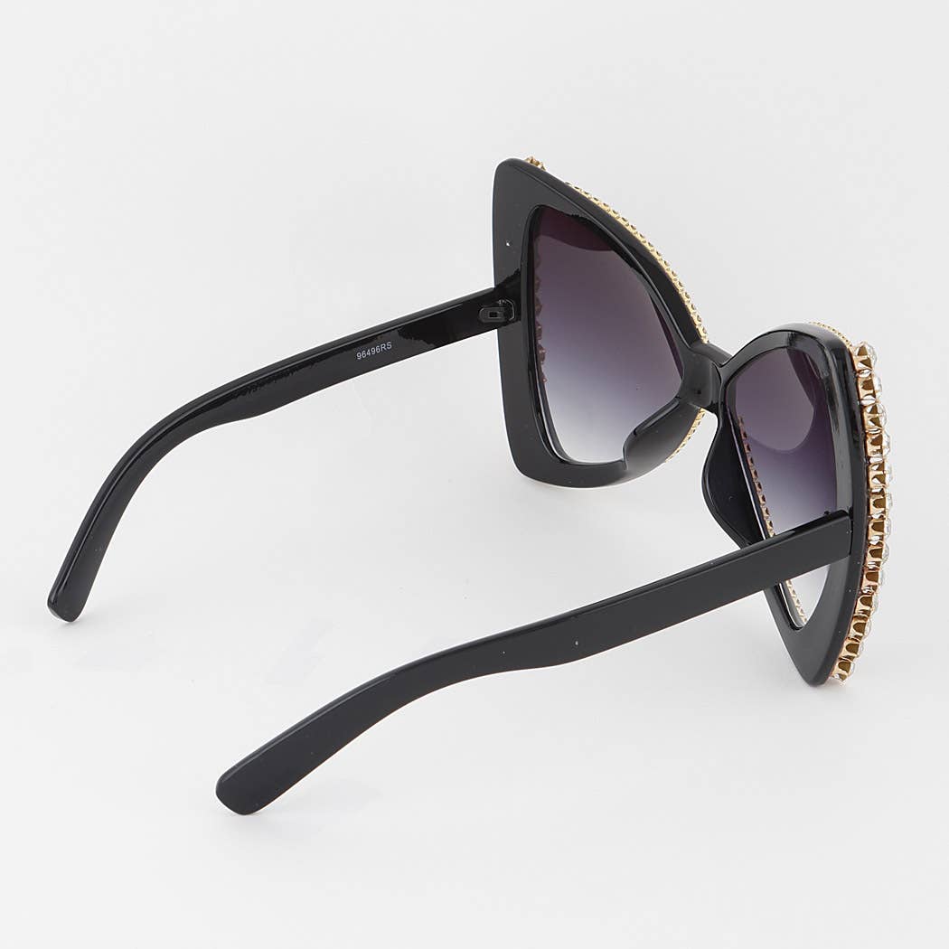 Fancy Rhinestone Oversized Sunnies