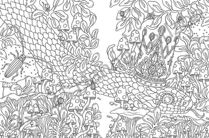 Tales from the Forest Kingdom Coloring Book