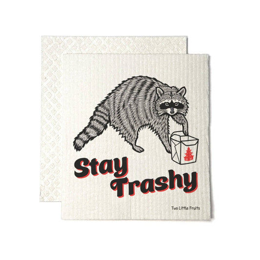 Raccoon Swedish Dishcloth