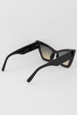 Retro Sharp Cateye Gradient Sunglasses