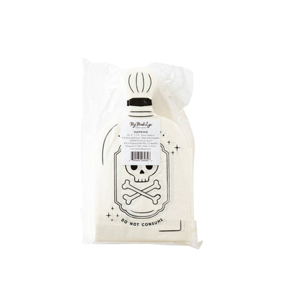 Poison Bottle Shaped Paper Dinner Napkin