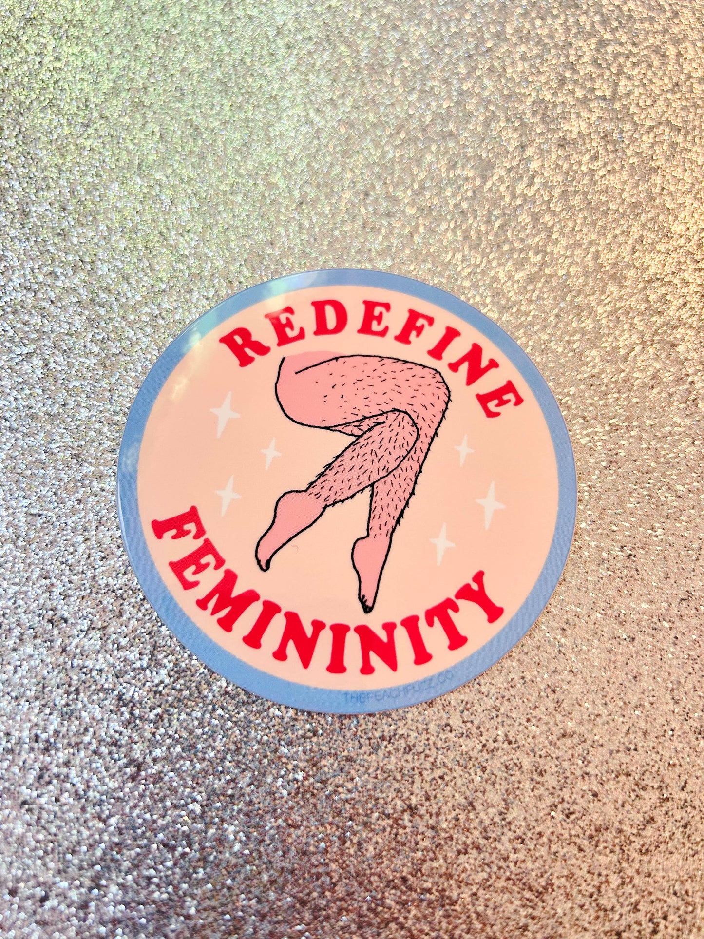 Redefine Femininity Sticker