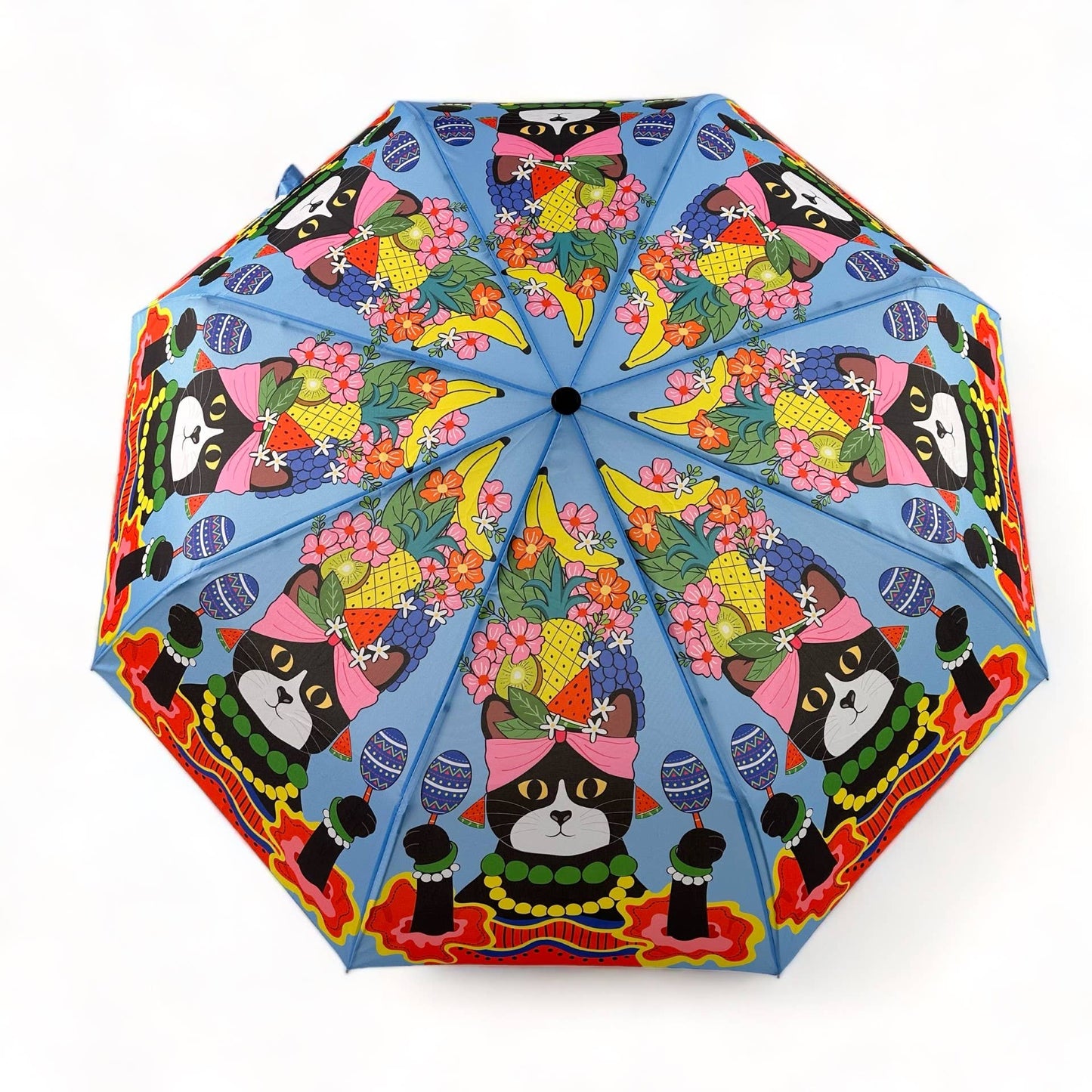 Kitty Cat Carmen Miranda Umbrella