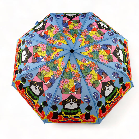 Kitty Cat Carmen Miranda Umbrella