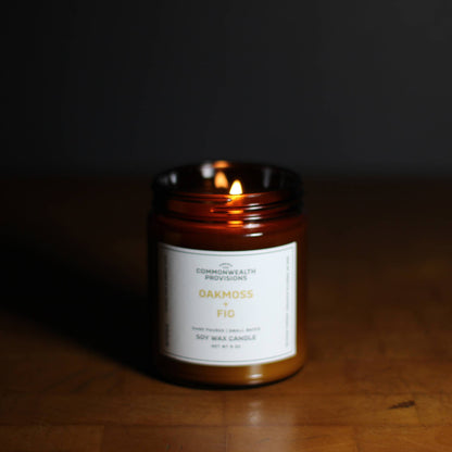 Soy Candle - Oakmoss + Fig