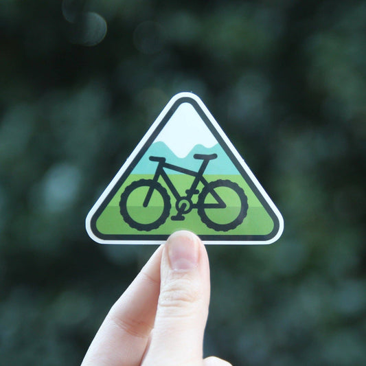 Mountain Bike Vinyl Sticker