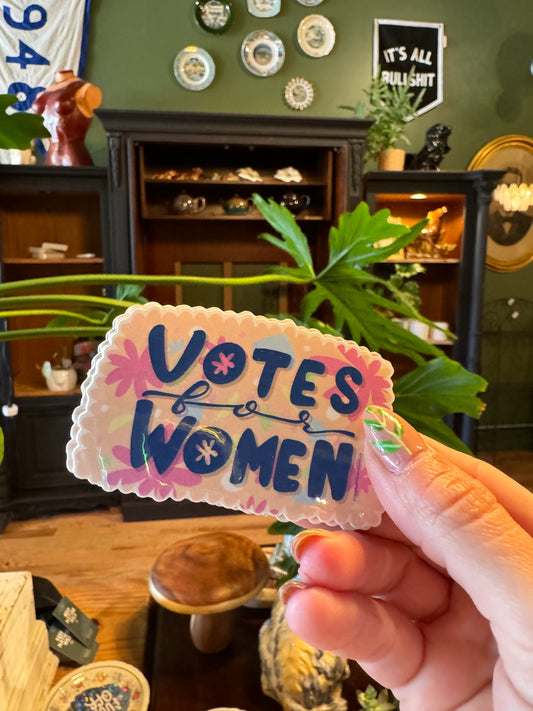 Votes for women sticker