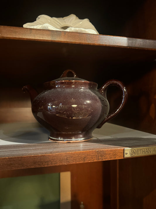 Deep brown teapot