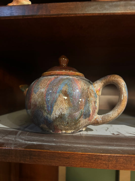 Brown tea pot