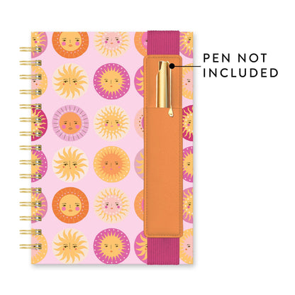 On the Sunny Side Oliver Notebook with Pen Pocket