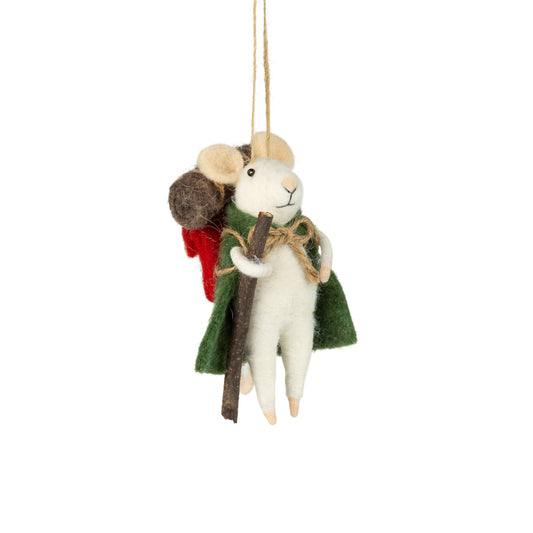 Felt hiking mouse