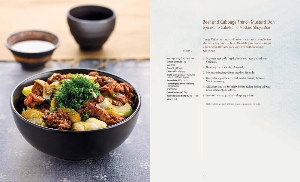 Donburi: Japanese Meals Recipe Book