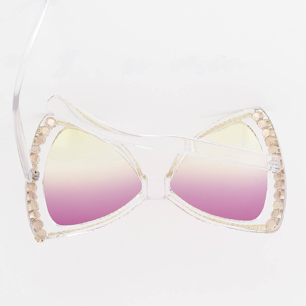 Fancy Rhinestone Oversized Sunnies