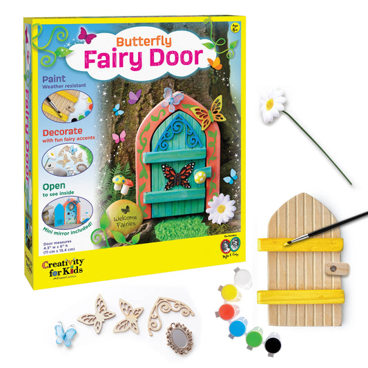 Butterfly Fairy Door - DIY Craft Kit for Kids