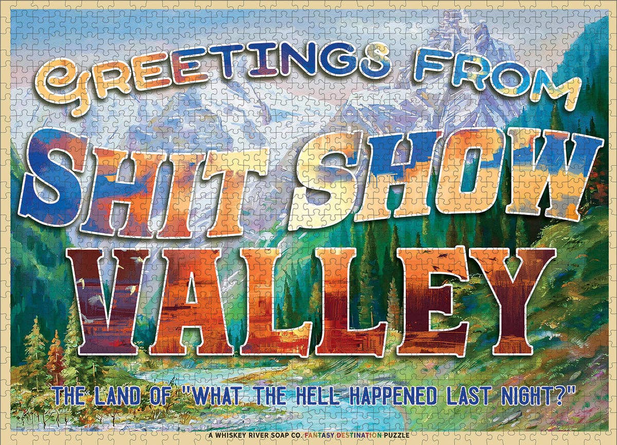 Greetings from Shit Show Valley | Funny Puzzle