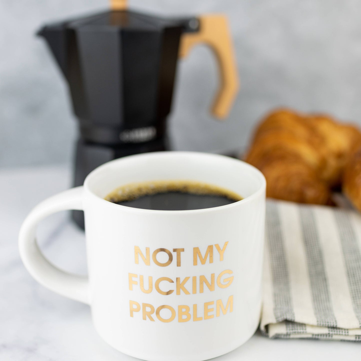 Not My Fucking Problem Jumbo Stackable Mug