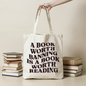 Book Worth Banning is Worth Reading Tote Bag