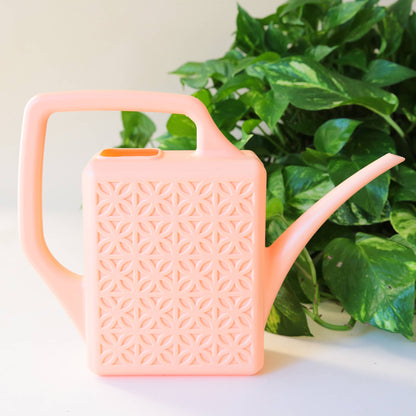 Breeze Block Watering Can - Peach