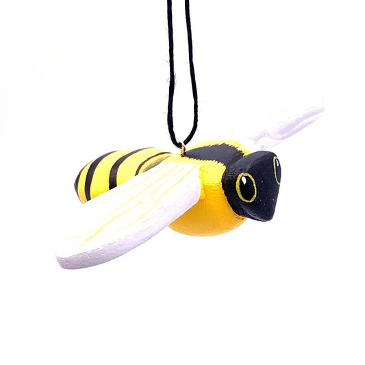 Honeybee Balsa Ornament