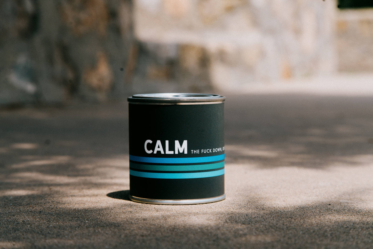 Calm Retro Stripe | Funny Candle