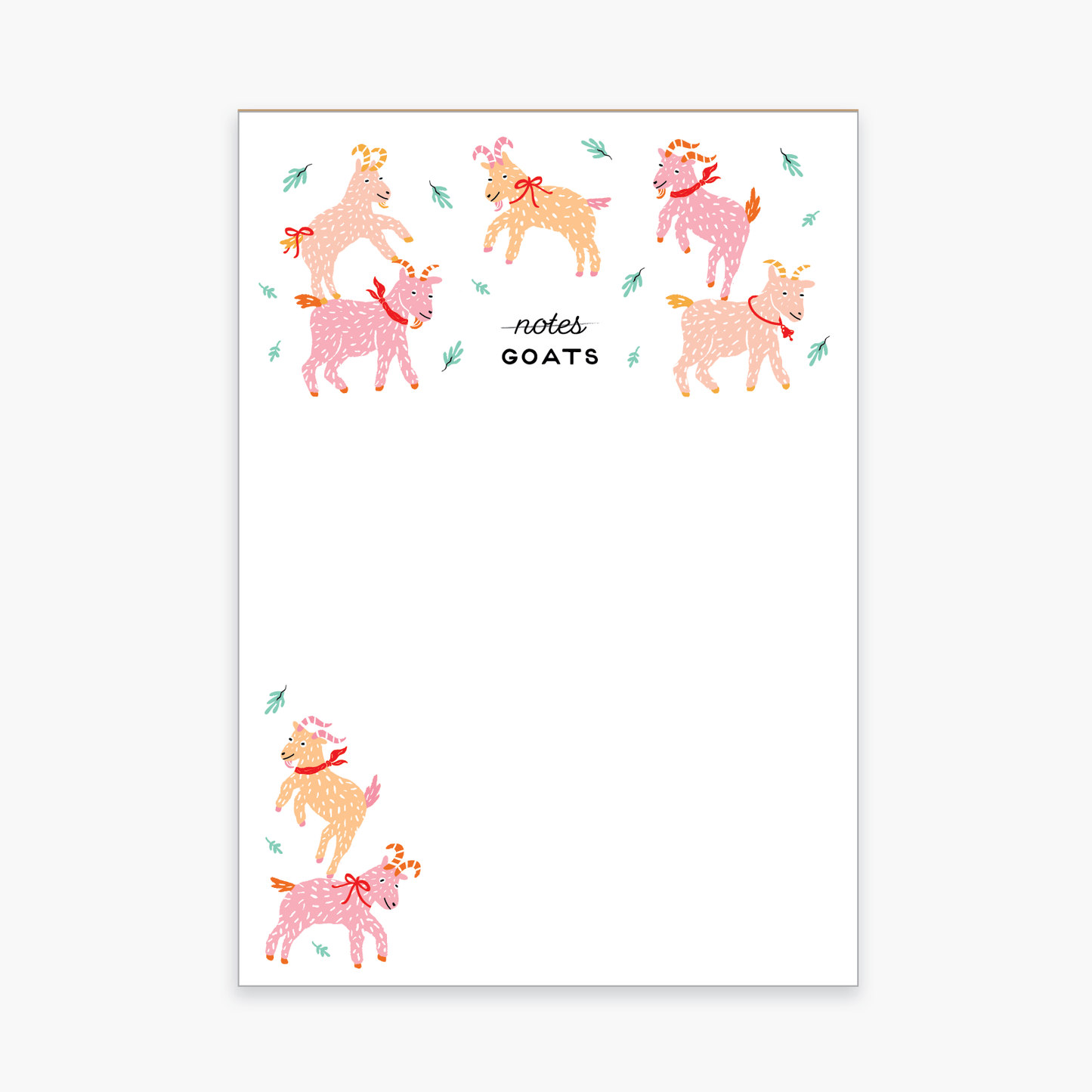 Goats Notepad