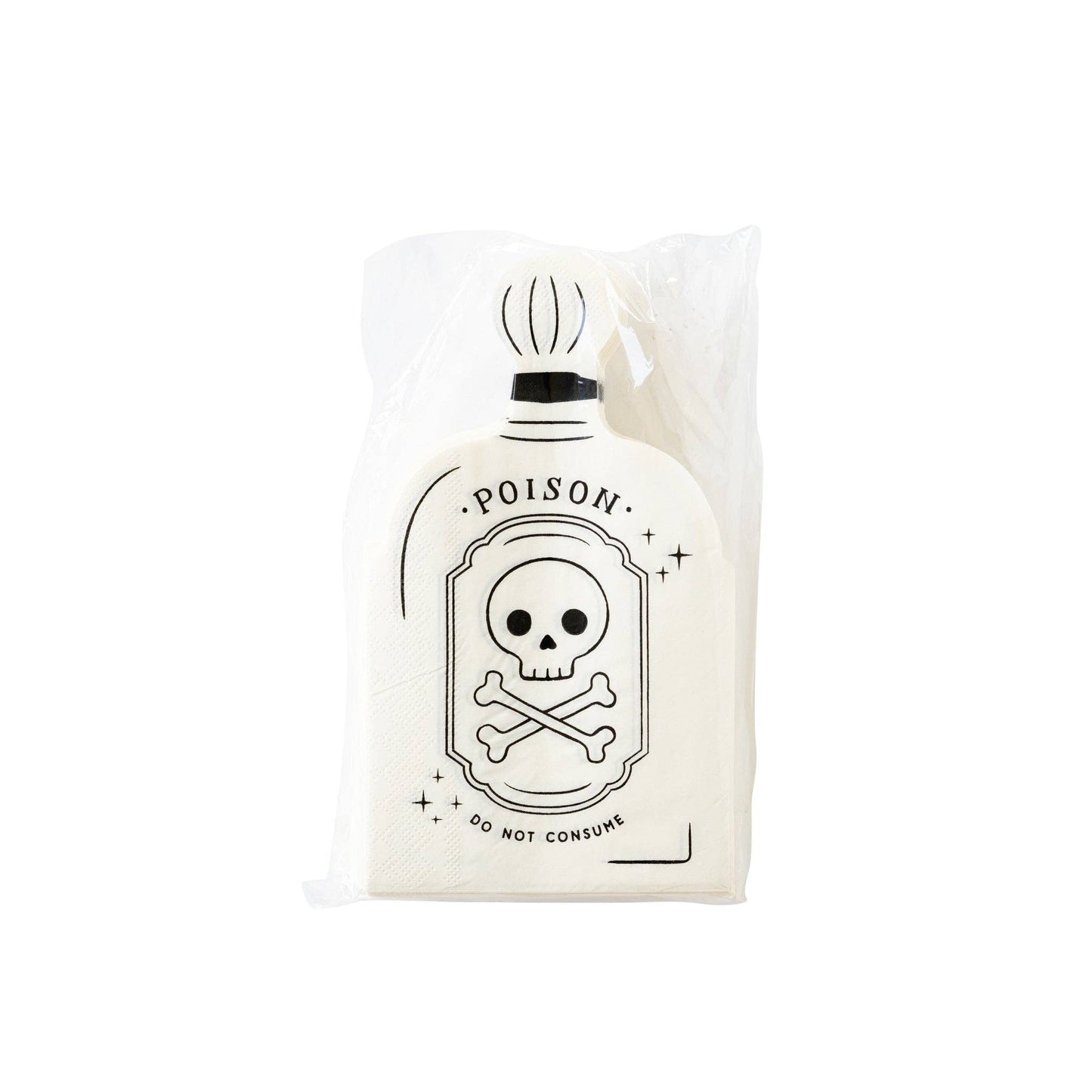 Poison Bottle Shaped Paper Dinner Napkin