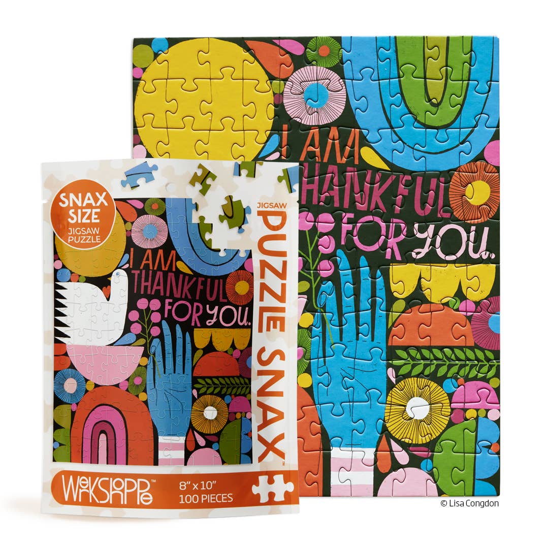 Thankful For You | 100 Piece Puzzle Snax