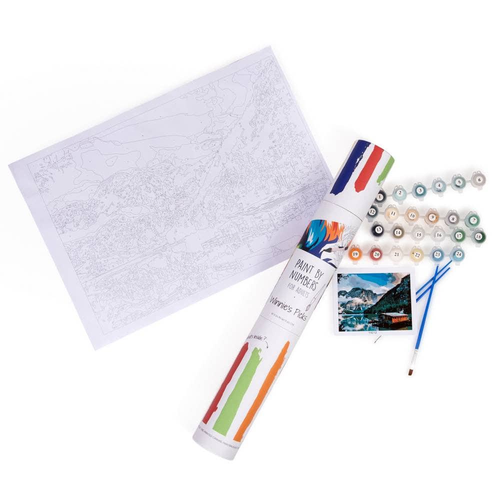 2024 Winter: Trail to the Cabin Paint-by-numbers Kit