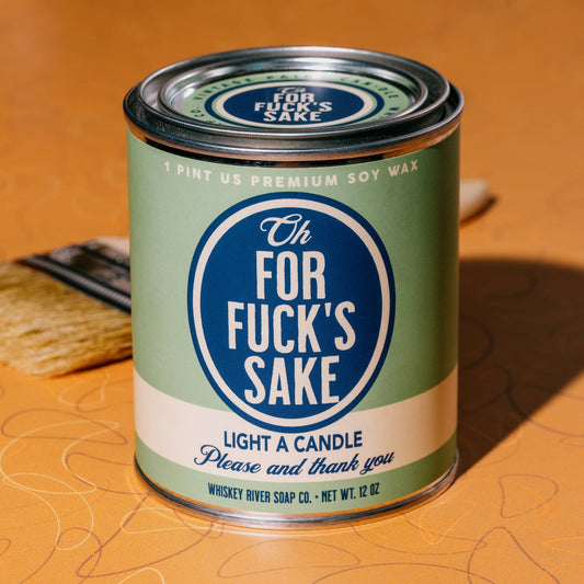 For Fuck's Sake Vintage Paint Can·dle  | Funny Candle