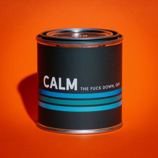 Calm Retro Stripe | Funny Candle