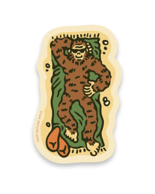 Squatch Summer Slumber | Sticker