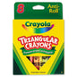 8 Count Large Anti-Roll Crayola Crayons